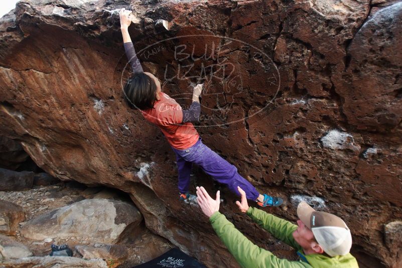 Bouldering in Hueco Tanks on 01/05/2019 with Blue Lizard Climbing and Yoga

Filename: SRM_20190105_1812340.jpg
Aperture: f/2.8
Shutter Speed: 1/125
Body: Canon EOS-1D Mark II
Lens: Canon EF 16-35mm f/2.8 L