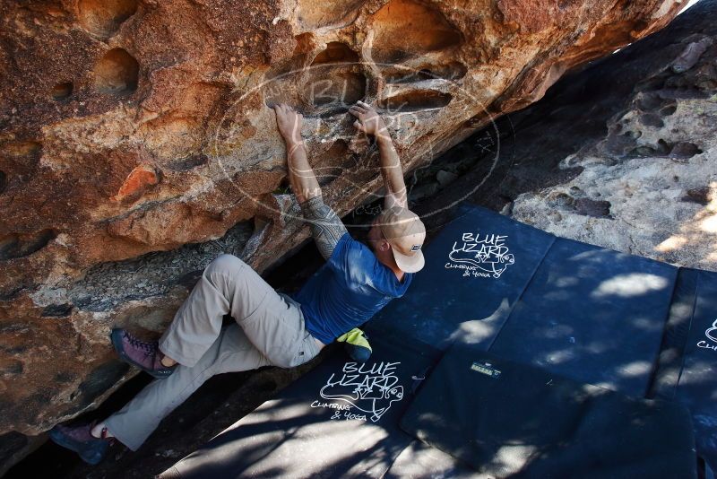 Bouldering in Hueco Tanks on 01/12/2019 with Blue Lizard Climbing and Yoga

Filename: SRM_20190112_1051540.jpg
Aperture: f/5.0
Shutter Speed: 1/200
Body: Canon EOS-1D Mark II
Lens: Canon EF 16-35mm f/2.8 L