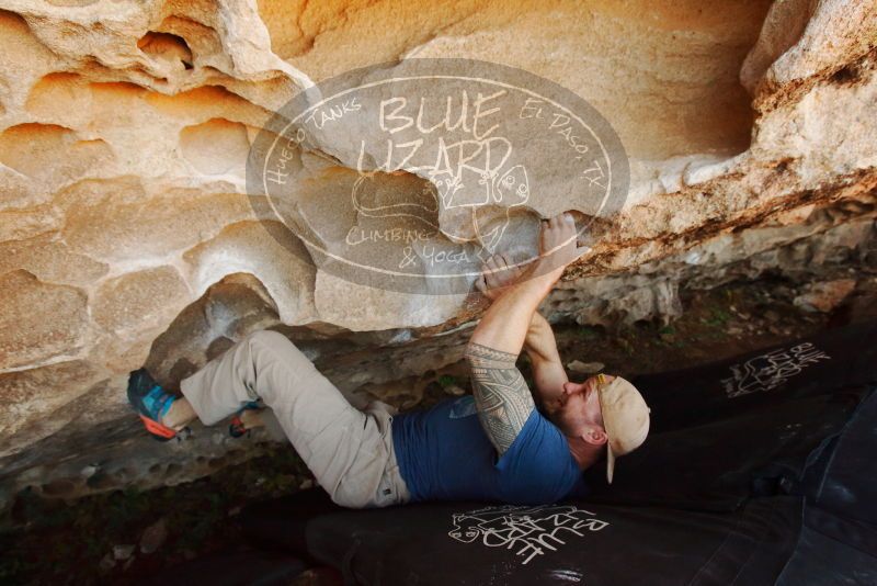 Bouldering in Hueco Tanks on 01/12/2019 with Blue Lizard Climbing and Yoga

Filename: SRM_20190112_1104050.jpg
Aperture: f/5.6
Shutter Speed: 1/200
Body: Canon EOS-1D Mark II
Lens: Canon EF 16-35mm f/2.8 L