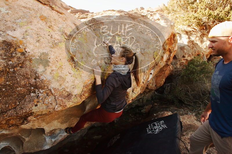 Bouldering in Hueco Tanks on 01/12/2019 with Blue Lizard Climbing and Yoga

Filename: SRM_20190112_1106220.jpg
Aperture: f/8.0
Shutter Speed: 1/200
Body: Canon EOS-1D Mark II
Lens: Canon EF 16-35mm f/2.8 L