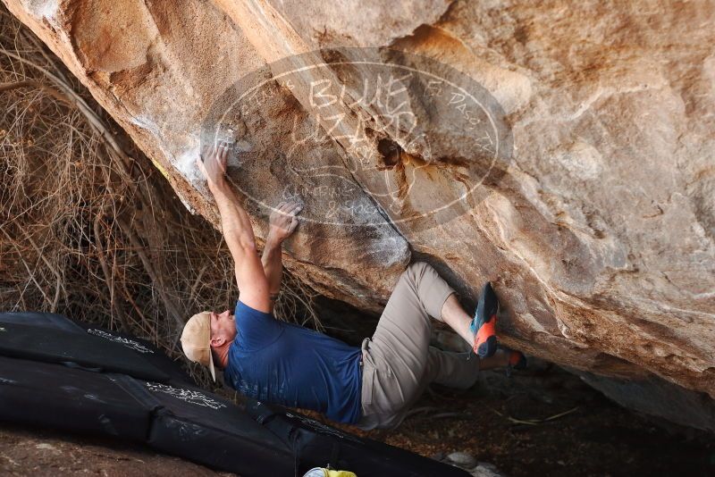 Bouldering in Hueco Tanks on 01/12/2019 with Blue Lizard Climbing and Yoga

Filename: SRM_20190112_1249380.jpg
Aperture: f/4.0
Shutter Speed: 1/250
Body: Canon EOS-1D Mark II
Lens: Canon EF 50mm f/1.8 II