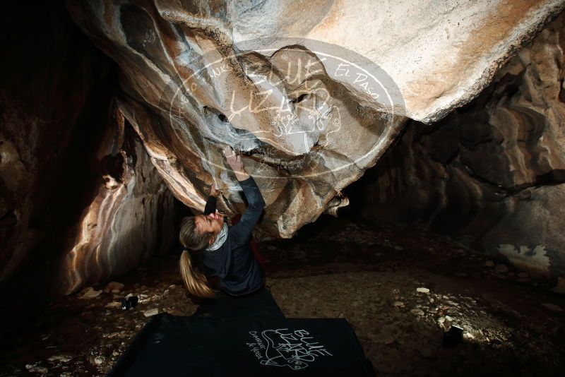 Bouldering in Hueco Tanks on 01/12/2019 with Blue Lizard Climbing and Yoga

Filename: SRM_20190112_1516410.jpg
Aperture: f/8.0
Shutter Speed: 1/250
Body: Canon EOS-1D Mark II
Lens: Canon EF 16-35mm f/2.8 L