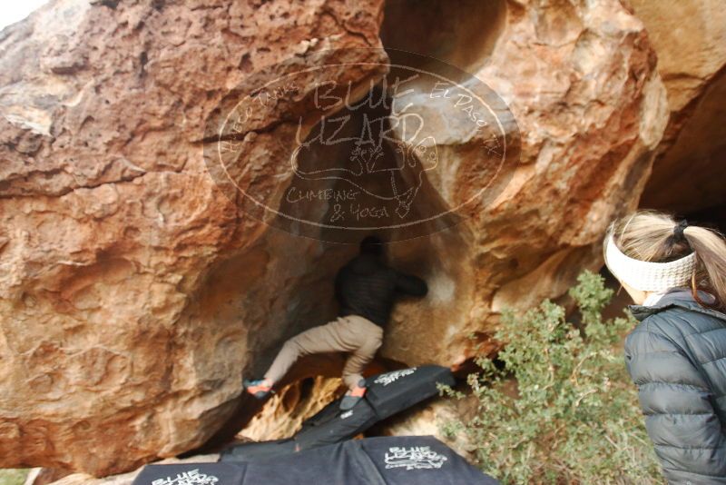 Bouldering in Hueco Tanks on 01/12/2019 with Blue Lizard Climbing and Yoga

Filename: SRM_20190112_1806280.jpg
Aperture: f/2.8
Shutter Speed: 1/160
Body: Canon EOS-1D Mark II
Lens: Canon EF 16-35mm f/2.8 L