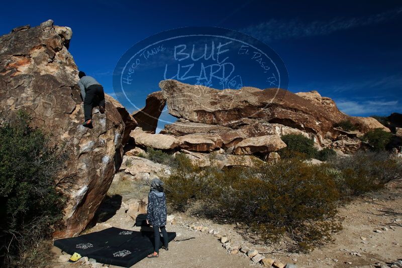 Bouldering in Hueco Tanks on 01/13/2019 with Blue Lizard Climbing and Yoga

Filename: SRM_20190113_1058220.jpg
Aperture: f/5.6
Shutter Speed: 1/320
Body: Canon EOS-1D Mark II
Lens: Canon EF 16-35mm f/2.8 L