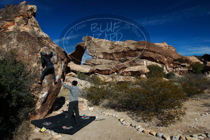 Bouldering in Hueco Tanks on 01/13/2019 with Blue Lizard Climbing and Yoga

Filename: SRM_20190113_1101510.jpg
Aperture: f/5.6
Shutter Speed: 1/320
Body: Canon EOS-1D Mark II
Lens: Canon EF 16-35mm f/2.8 L