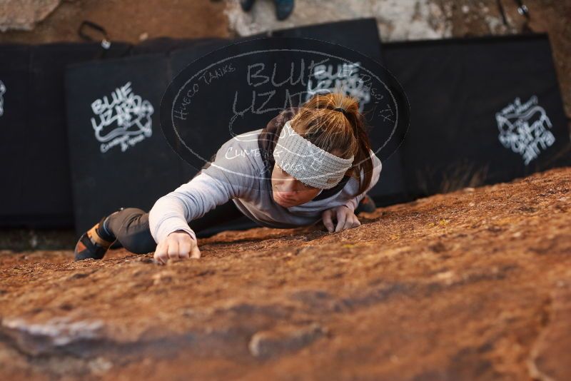 Bouldering in Hueco Tanks on 01/13/2019 with Blue Lizard Climbing and Yoga

Filename: SRM_20190113_1302390.jpg
Aperture: f/2.8
Shutter Speed: 1/800
Body: Canon EOS-1D Mark II
Lens: Canon EF 50mm f/1.8 II