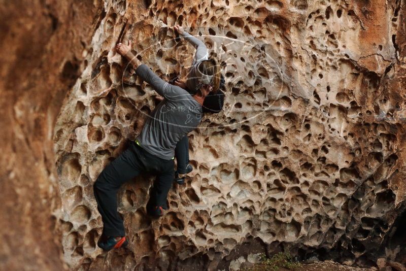 Bouldering in Hueco Tanks on 01/13/2019 with Blue Lizard Climbing and Yoga

Filename: SRM_20190113_1625560.jpg
Aperture: f/4.0
Shutter Speed: 1/60
Body: Canon EOS-1D Mark II
Lens: Canon EF 50mm f/1.8 II