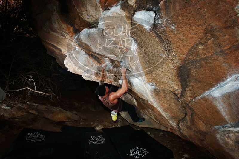 Bouldering in Hueco Tanks on 01/13/2019 with Blue Lizard Climbing and Yoga

Filename: SRM_20190113_1727390.jpg
Aperture: f/7.1
Shutter Speed: 1/250
Body: Canon EOS-1D Mark II
Lens: Canon EF 16-35mm f/2.8 L