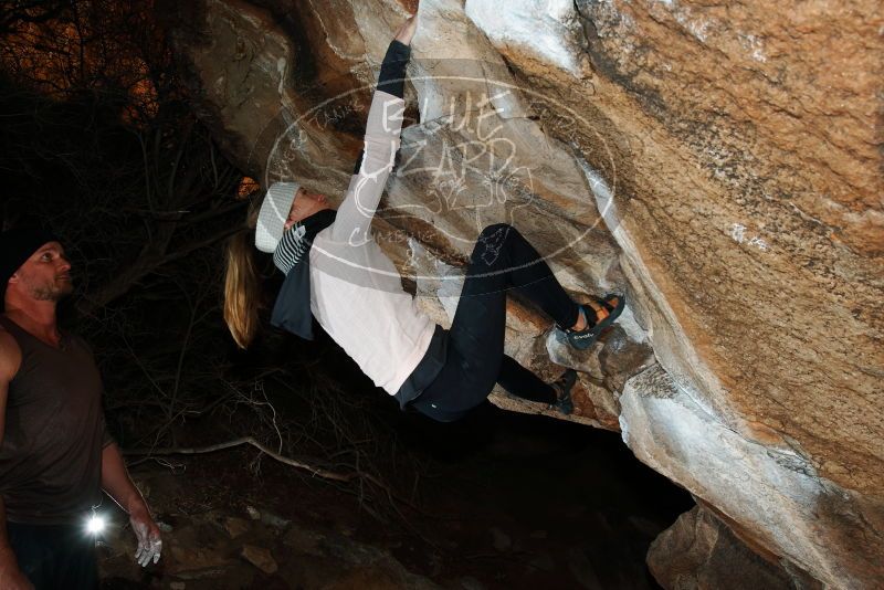 Bouldering in Hueco Tanks on 01/13/2019 with Blue Lizard Climbing and Yoga

Filename: SRM_20190113_1805410.jpg
Aperture: f/8.0
Shutter Speed: 1/250
Body: Canon EOS-1D Mark II
Lens: Canon EF 16-35mm f/2.8 L