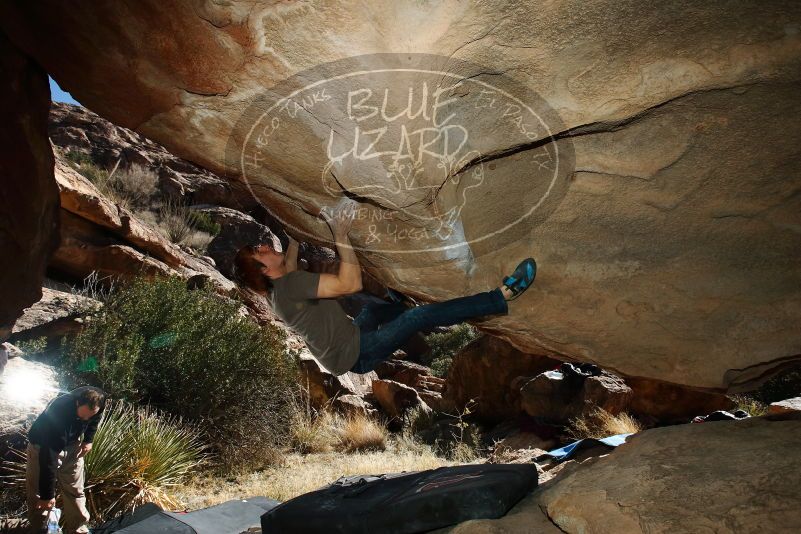 Bouldering in Hueco Tanks on 01/14/2019 with Blue Lizard Climbing and Yoga

Filename: SRM_20190114_1259480.jpg
Aperture: f/8.0
Shutter Speed: 1/250
Body: Canon EOS-1D Mark II
Lens: Canon EF 16-35mm f/2.8 L