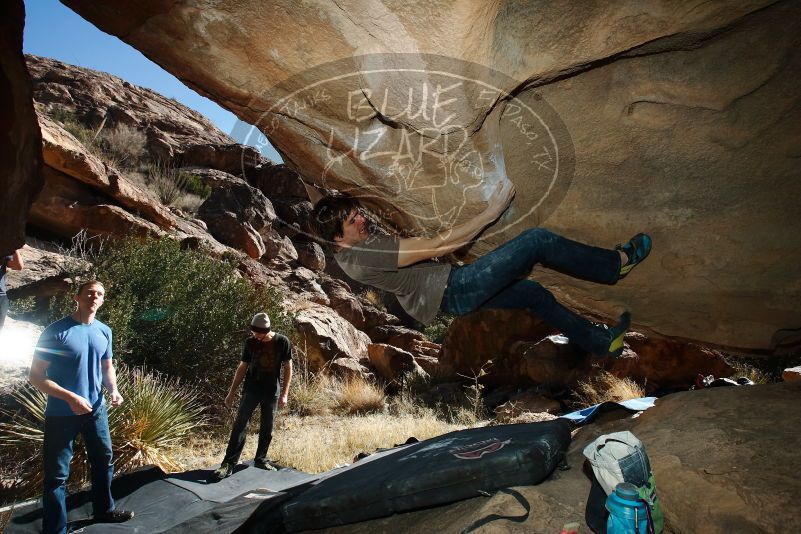 Bouldering in Hueco Tanks on 01/14/2019 with Blue Lizard Climbing and Yoga

Filename: SRM_20190114_1314540.jpg
Aperture: f/8.0
Shutter Speed: 1/250
Body: Canon EOS-1D Mark II
Lens: Canon EF 16-35mm f/2.8 L