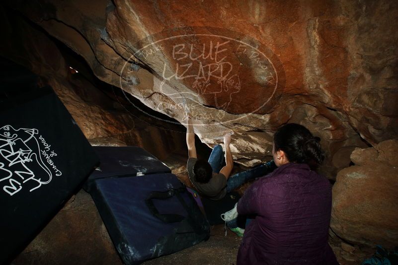 Bouldering in Hueco Tanks on 01/14/2019 with Blue Lizard Climbing and Yoga

Filename: SRM_20190114_1317130.jpg
Aperture: f/8.0
Shutter Speed: 1/250
Body: Canon EOS-1D Mark II
Lens: Canon EF 16-35mm f/2.8 L