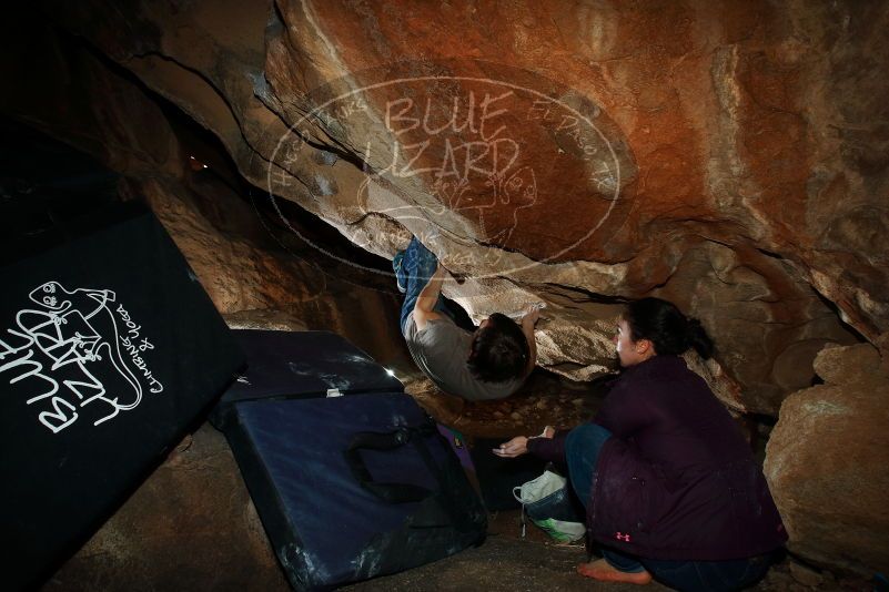 Bouldering in Hueco Tanks on 01/14/2019 with Blue Lizard Climbing and Yoga

Filename: SRM_20190114_1317200.jpg
Aperture: f/8.0
Shutter Speed: 1/250
Body: Canon EOS-1D Mark II
Lens: Canon EF 16-35mm f/2.8 L