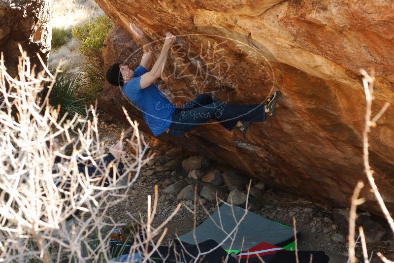 Bouldering in Hueco Tanks on 01/14/2019 with Blue Lizard Climbing and Yoga

Filename: SRM_20190114_1120150.jpg
Aperture: f/4.0
Shutter Speed: 1/250
Body: Canon EOS-1D Mark II
Lens: Canon EF 50mm f/1.8 II