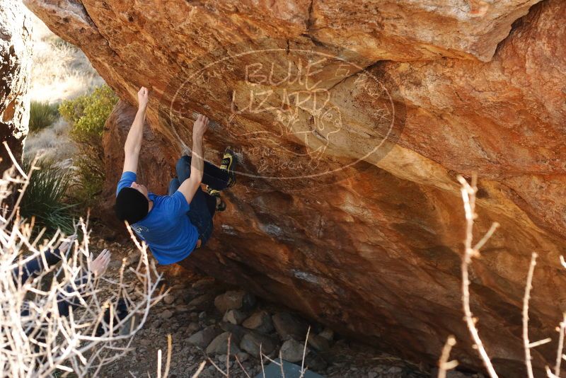 Bouldering in Hueco Tanks on 01/14/2019 with Blue Lizard Climbing and Yoga

Filename: SRM_20190114_1120190.jpg
Aperture: f/4.0
Shutter Speed: 1/250
Body: Canon EOS-1D Mark II
Lens: Canon EF 50mm f/1.8 II