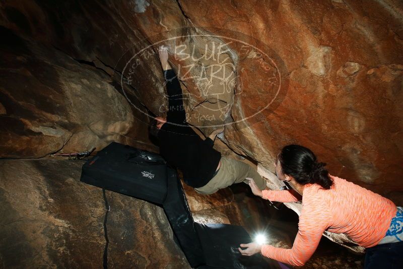 Bouldering in Hueco Tanks on 01/14/2019 with Blue Lizard Climbing and Yoga

Filename: SRM_20190114_1326160.jpg
Aperture: f/8.0
Shutter Speed: 1/250
Body: Canon EOS-1D Mark II
Lens: Canon EF 16-35mm f/2.8 L