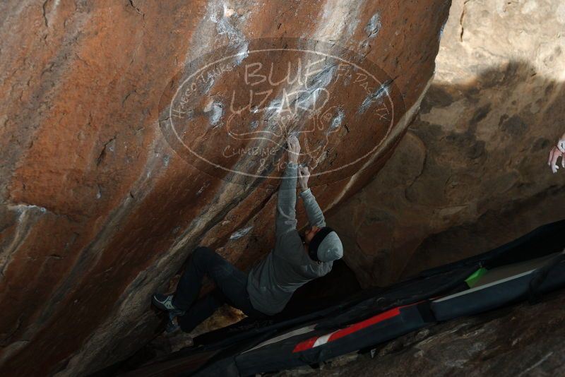 Bouldering in Hueco Tanks on 01/14/2019 with Blue Lizard Climbing and Yoga

Filename: SRM_20190114_1529040.jpg
Aperture: f/4.0
Shutter Speed: 1/250
Body: Canon EOS-1D Mark II
Lens: Canon EF 50mm f/1.8 II