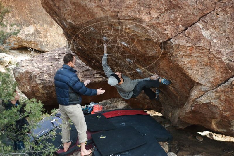 Bouldering in Hueco Tanks on 01/14/2019 with Blue Lizard Climbing and Yoga

Filename: SRM_20190114_1639190.jpg
Aperture: f/2.2
Shutter Speed: 1/400
Body: Canon EOS-1D Mark II
Lens: Canon EF 50mm f/1.8 II