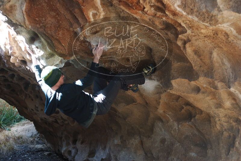 Bouldering in Hueco Tanks on 01/18/2019 with Blue Lizard Climbing and Yoga

Filename: SRM_20190118_1309590.jpg
Aperture: f/2.8
Shutter Speed: 1/200
Body: Canon EOS-1D Mark II
Lens: Canon EF 50mm f/1.8 II