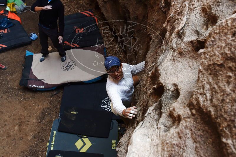 Bouldering in Hueco Tanks on 01/18/2019 with Blue Lizard Climbing and Yoga

Filename: SRM_20190118_1230060.jpg
Aperture: f/4.0
Shutter Speed: 1/200
Body: Canon EOS-1D Mark II
Lens: Canon EF 16-35mm f/2.8 L