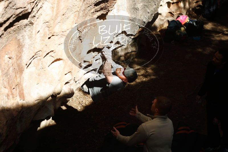 Bouldering in Hueco Tanks on 01/18/2019 with Blue Lizard Climbing and Yoga

Filename: SRM_20190118_1255480.jpg
Aperture: f/4.5
Shutter Speed: 1/500
Body: Canon EOS-1D Mark II
Lens: Canon EF 50mm f/1.8 II