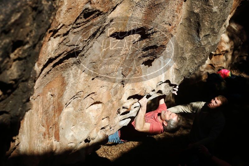 Bouldering in Hueco Tanks on 01/18/2019 with Blue Lizard Climbing and Yoga

Filename: SRM_20190118_1300560.jpg
Aperture: f/5.0
Shutter Speed: 1/1000
Body: Canon EOS-1D Mark II
Lens: Canon EF 50mm f/1.8 II