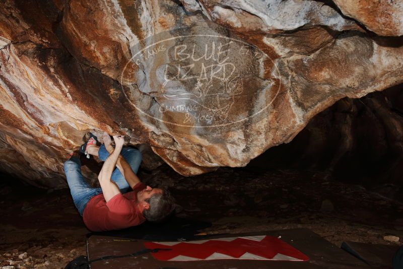 Bouldering in Hueco Tanks on 01/18/2019 with Blue Lizard Climbing and Yoga

Filename: SRM_20190118_1413420.jpg
Aperture: f/8.0
Shutter Speed: 1/250
Body: Canon EOS-1D Mark II
Lens: Canon EF 16-35mm f/2.8 L