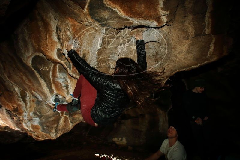 Bouldering in Hueco Tanks on 01/18/2019 with Blue Lizard Climbing and Yoga

Filename: SRM_20190118_1441170.jpg
Aperture: f/8.0
Shutter Speed: 1/250
Body: Canon EOS-1D Mark II
Lens: Canon EF 16-35mm f/2.8 L