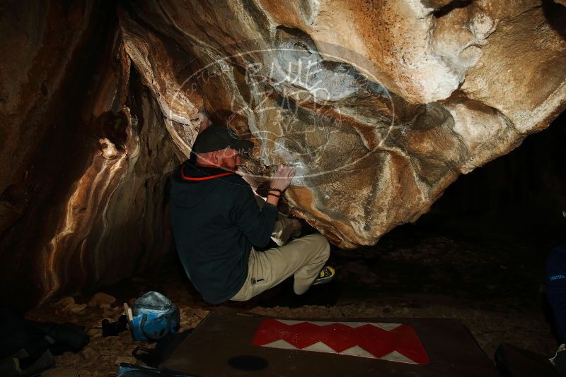 Bouldering in Hueco Tanks on 01/18/2019 with Blue Lizard Climbing and Yoga

Filename: SRM_20190118_1508170.jpg
Aperture: f/8.0
Shutter Speed: 1/250
Body: Canon EOS-1D Mark II
Lens: Canon EF 16-35mm f/2.8 L