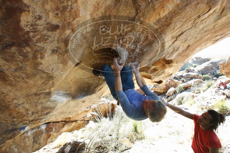 Bouldering in Hueco Tanks on 01/19/2019 with Blue Lizard Climbing and Yoga

Filename: SRM_20190119_1352540.jpg
Aperture: f/4.5
Shutter Speed: 1/250
Body: Canon EOS-1D Mark II
Lens: Canon EF 16-35mm f/2.8 L