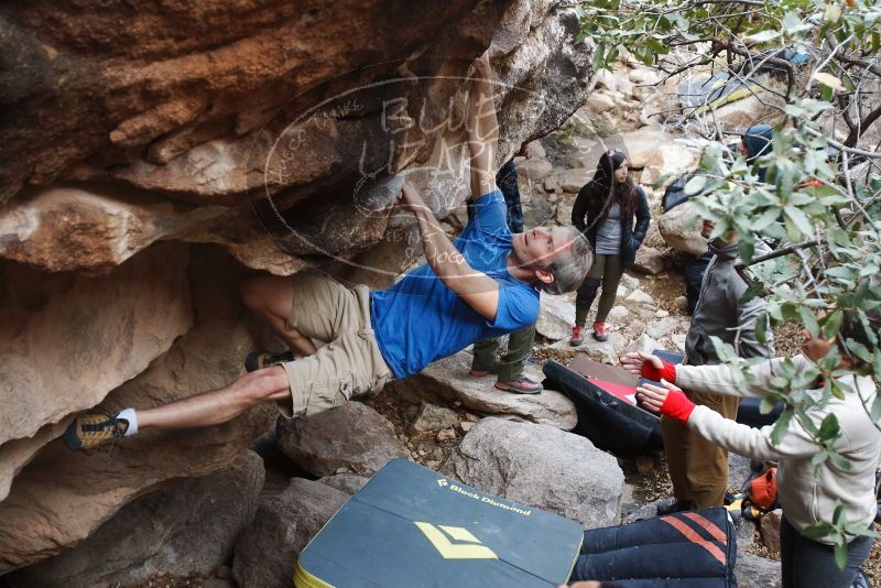 Bouldering in Hueco Tanks on 01/20/2019 with Blue Lizard Climbing and Yoga

Filename: SRM_20190120_1044100.jpg
Aperture: f/3.2
Shutter Speed: 1/200
Body: Canon EOS-1D Mark II
Lens: Canon EF 16-35mm f/2.8 L