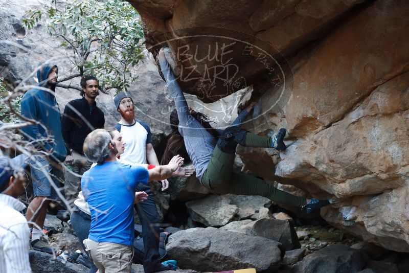 Bouldering in Hueco Tanks on 01/20/2019 with Blue Lizard Climbing and Yoga

Filename: SRM_20190120_1104171.jpg
Aperture: f/3.5
Shutter Speed: 1/250
Body: Canon EOS-1D Mark II
Lens: Canon EF 50mm f/1.8 II