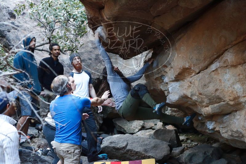 Bouldering in Hueco Tanks on 01/20/2019 with Blue Lizard Climbing and Yoga

Filename: SRM_20190120_1104172.jpg
Aperture: f/3.5
Shutter Speed: 1/250
Body: Canon EOS-1D Mark II
Lens: Canon EF 50mm f/1.8 II