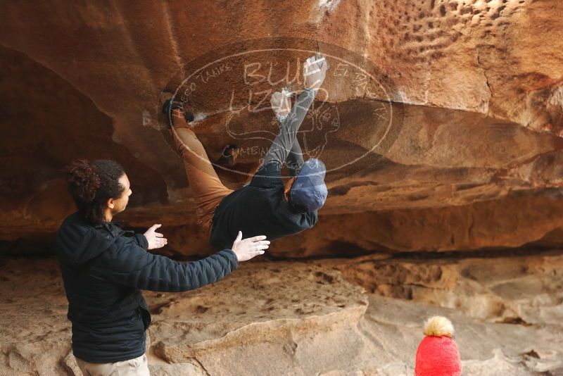 Bouldering in Hueco Tanks on 01/20/2019 with Blue Lizard Climbing and Yoga

Filename: SRM_20190120_1502520.jpg
Aperture: f/3.5
Shutter Speed: 1/250
Body: Canon EOS-1D Mark II
Lens: Canon EF 50mm f/1.8 II