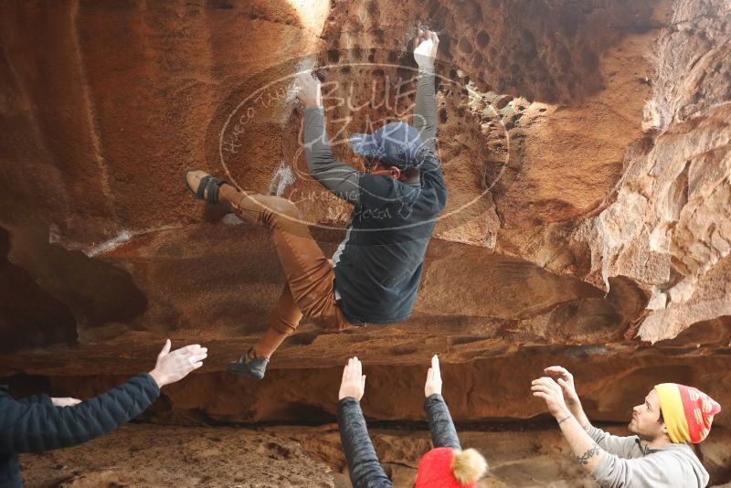 Bouldering in Hueco Tanks on 01/20/2019 with Blue Lizard Climbing and Yoga

Filename: SRM_20190120_1503050.jpg
Aperture: f/4.0
Shutter Speed: 1/250
Body: Canon EOS-1D Mark II
Lens: Canon EF 50mm f/1.8 II