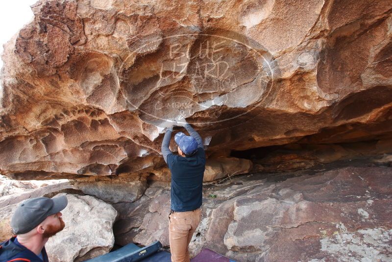 Bouldering in Hueco Tanks on 01/20/2019 with Blue Lizard Climbing and Yoga

Filename: SRM_20190120_1529330.jpg
Aperture: f/4.5
Shutter Speed: 1/200
Body: Canon EOS-1D Mark II
Lens: Canon EF 16-35mm f/2.8 L