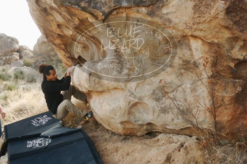 Bouldering in Hueco Tanks on 01/21/2019 with Blue Lizard Climbing and Yoga

Filename: SRM_20190121_1058470.jpg
Aperture: f/3.5
Shutter Speed: 1/320
Body: Canon EOS-1D Mark II
Lens: Canon EF 50mm f/1.8 II