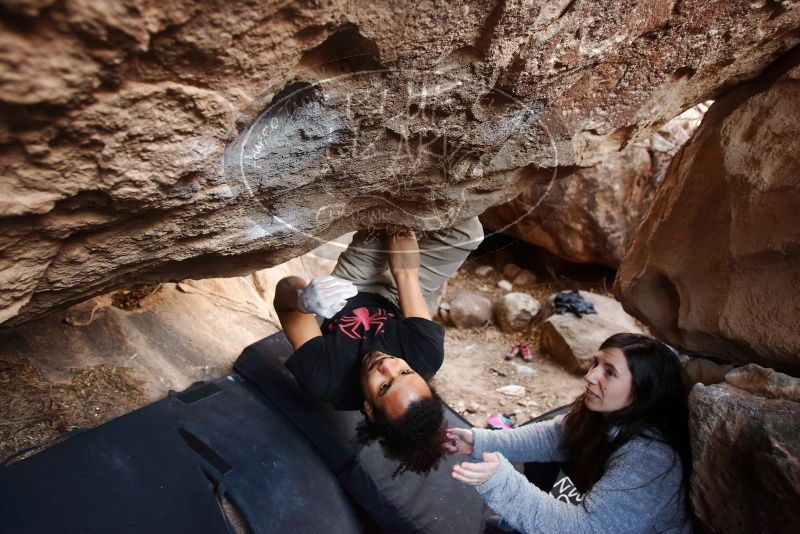 Bouldering in Hueco Tanks on 01/21/2019 with Blue Lizard Climbing and Yoga

Filename: SRM_20190121_1314220.jpg
Aperture: f/3.2
Shutter Speed: 1/200
Body: Canon EOS-1D Mark II
Lens: Canon EF 16-35mm f/2.8 L