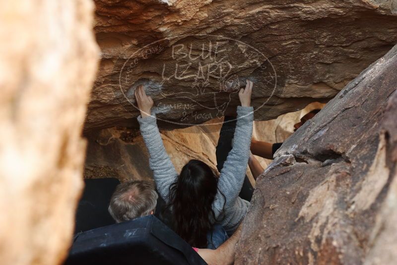 Bouldering in Hueco Tanks on 01/21/2019 with Blue Lizard Climbing and Yoga

Filename: SRM_20190121_1336070.jpg
Aperture: f/4.0
Shutter Speed: 1/250
Body: Canon EOS-1D Mark II
Lens: Canon EF 50mm f/1.8 II