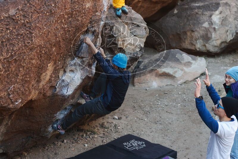 Bouldering in Hueco Tanks on 01/26/2019 with Blue Lizard Climbing and Yoga

Filename: SRM_20190126_1026590.jpg
Aperture: f/3.5
Shutter Speed: 1/250
Body: Canon EOS-1D Mark II
Lens: Canon EF 50mm f/1.8 II