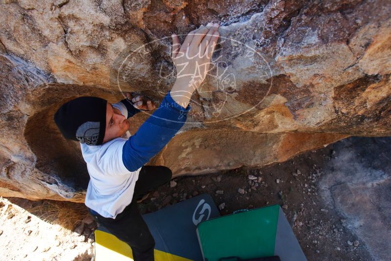 Bouldering in Hueco Tanks on 01/26/2019 with Blue Lizard Climbing and Yoga

Filename: SRM_20190126_1106060.jpg
Aperture: f/5.6
Shutter Speed: 1/250
Body: Canon EOS-1D Mark II
Lens: Canon EF 16-35mm f/2.8 L