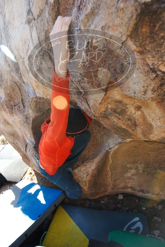 Bouldering in Hueco Tanks on 01/26/2019 with Blue Lizard Climbing and Yoga

Filename: SRM_20190126_1112160.jpg
Aperture: f/6.3
Shutter Speed: 1/250
Body: Canon EOS-1D Mark II
Lens: Canon EF 16-35mm f/2.8 L