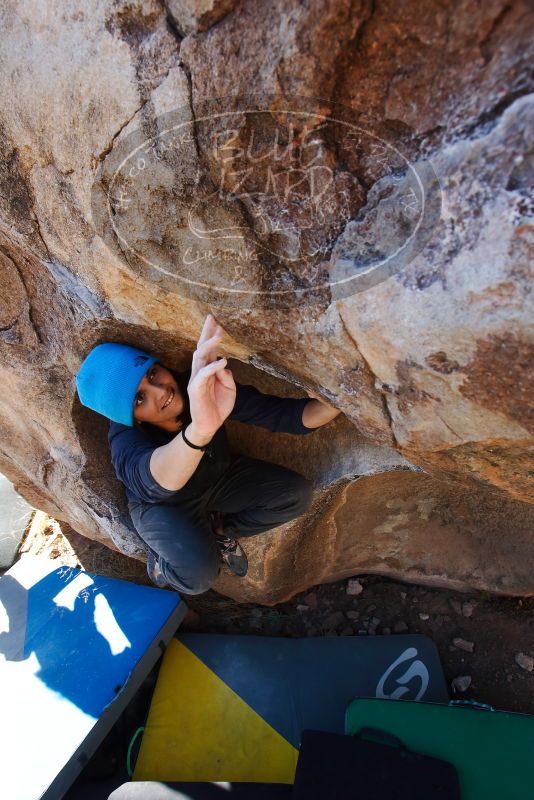 Bouldering in Hueco Tanks on 01/26/2019 with Blue Lizard Climbing and Yoga

Filename: SRM_20190126_1112580.jpg
Aperture: f/5.6
Shutter Speed: 1/250
Body: Canon EOS-1D Mark II
Lens: Canon EF 16-35mm f/2.8 L