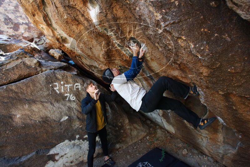 Bouldering in Hueco Tanks on 01/26/2019 with Blue Lizard Climbing and Yoga

Filename: SRM_20190126_1235280.jpg
Aperture: f/5.6
Shutter Speed: 1/200
Body: Canon EOS-1D Mark II
Lens: Canon EF 16-35mm f/2.8 L