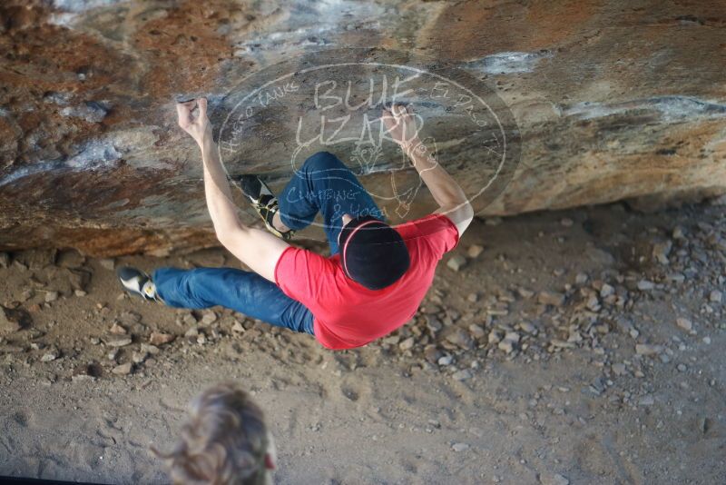 Bouldering in Hueco Tanks on 01/26/2019 with Blue Lizard Climbing and Yoga

Filename: SRM_20190126_1318400.jpg
Aperture: f/1.8
Shutter Speed: 1/250
Body: Canon EOS-1D Mark II
Lens: Canon EF 50mm f/1.8 II