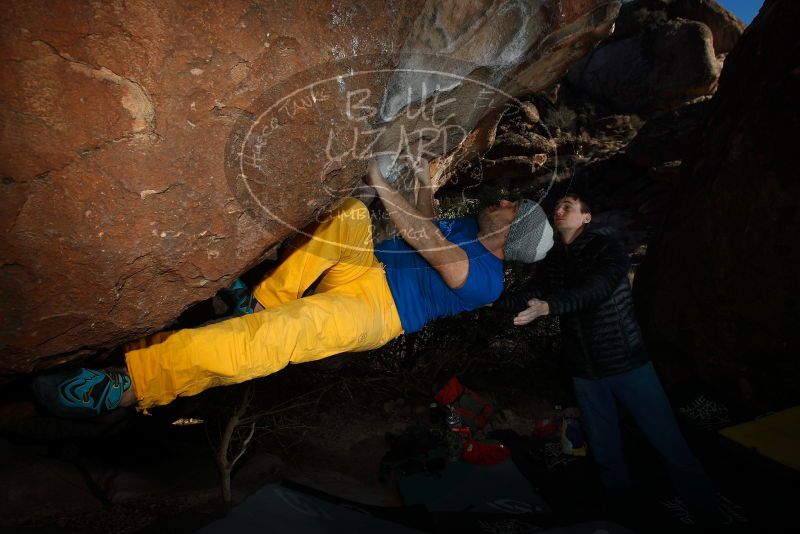 Bouldering in Hueco Tanks on 01/26/2019 with Blue Lizard Climbing and Yoga

Filename: SRM_20190126_1700580.jpg
Aperture: f/6.3
Shutter Speed: 1/250
Body: Canon EOS-1D Mark II
Lens: Canon EF 16-35mm f/2.8 L