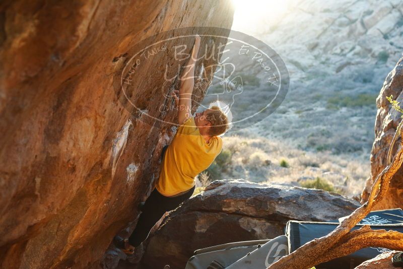 Bouldering in Hueco Tanks on 01/26/2019 with Blue Lizard Climbing and Yoga

Filename: SRM_20190126_1812190.jpg
Aperture: f/4.0
Shutter Speed: 1/250
Body: Canon EOS-1D Mark II
Lens: Canon EF 50mm f/1.8 II