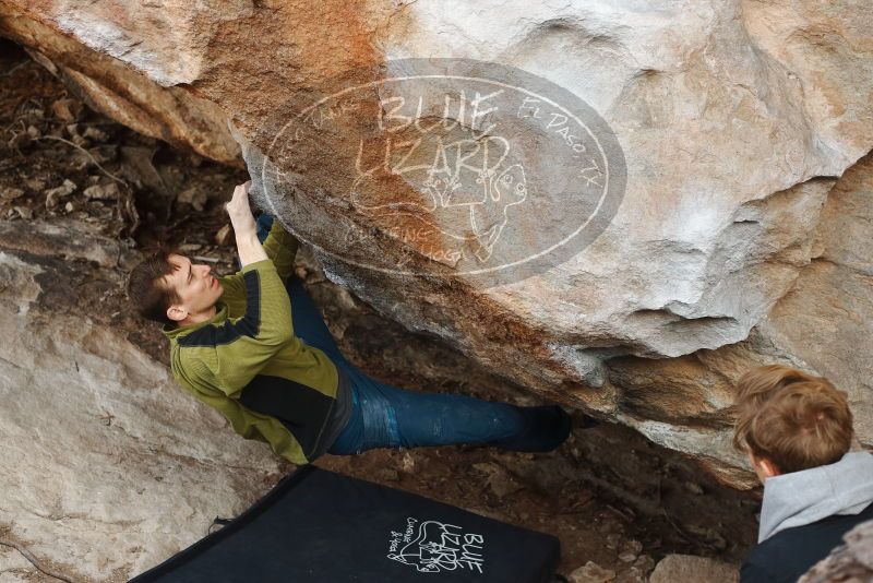 Bouldering in Hueco Tanks on 01/27/2019 with Blue Lizard Climbing and Yoga

Filename: SRM_20190127_1405370.jpg
Aperture: f/4.0
Shutter Speed: 1/640
Body: Canon EOS-1D Mark II
Lens: Canon EF 50mm f/1.8 II