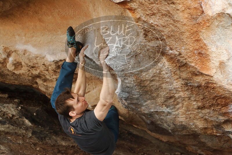 Bouldering in Hueco Tanks on 01/27/2019 with Blue Lizard Climbing and Yoga

Filename: SRM_20190127_1415110.jpg
Aperture: f/4.0
Shutter Speed: 1/500
Body: Canon EOS-1D Mark II
Lens: Canon EF 50mm f/1.8 II