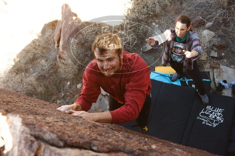 Bouldering in Hueco Tanks on 02/03/2019 with Blue Lizard Climbing and Yoga

Filename: SRM_20190203_1219130.jpg
Aperture: f/5.6
Shutter Speed: 1/320
Body: Canon EOS-1D Mark II
Lens: Canon EF 16-35mm f/2.8 L